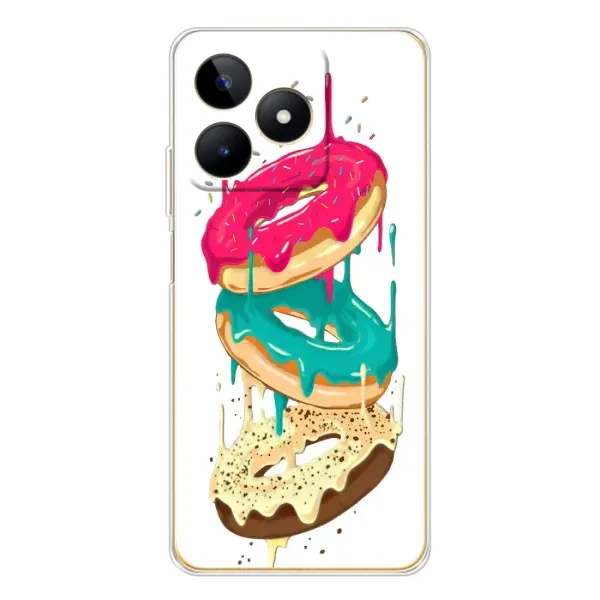 Чехол с рисунком «Сочные пончики» для Realme Note 60 Чехол с рисунком «Сочные пончики» для Realme Note 60