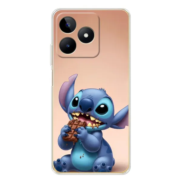 Чехол с рисунком «Стич с шоколадом» для Realme Note 60 Чехол с рисунком «Стич с шоколадом» для Realme Note 60