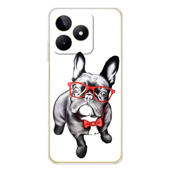 Чехол с рисунком «В очках» для Realme Note 60 Чехол с рисунком «В очках» для Realme Note 60