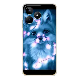Чехол с Лисичкой для Realme Note 60 (Яркая Лиса)