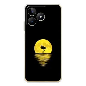 Летний Чехол на Realme Note 60 (Желтый Закат)