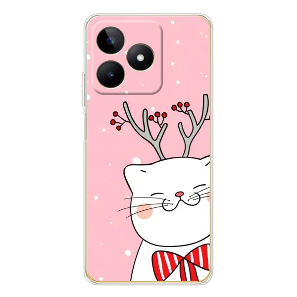 Чехол с рисунком «Зимний кот» для Realme Note 60 Чехол с рисунком «Зимний кот» для Realme Note 60