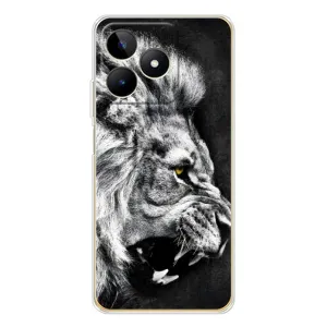 Чехол с картинкой на Realme Note 60 (Злой ЛЕВ)