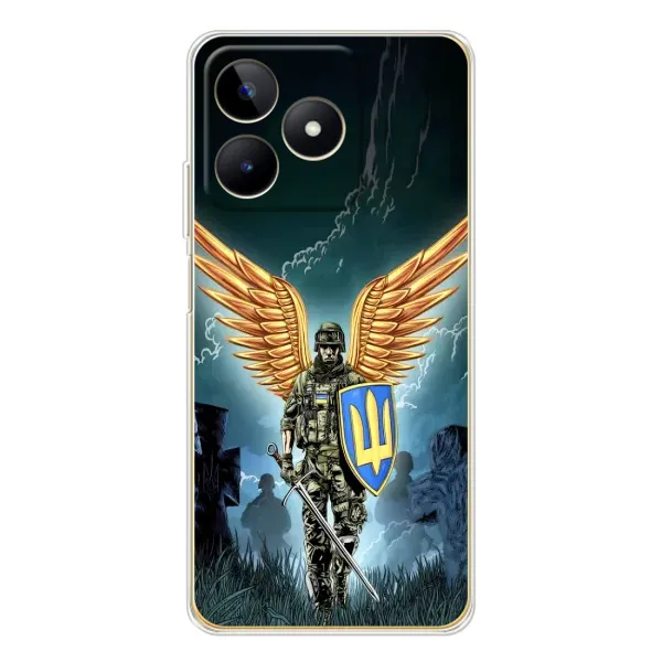 Чехол с рисунком «ЗСУ з крильями» для Realme Note 60