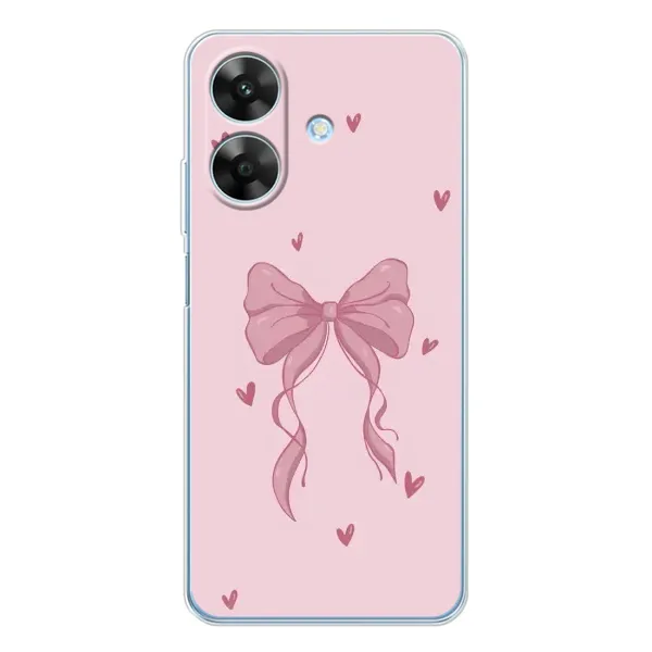 Чехол с рисунком «Бант на розовом» для Realme Note 60x Чехол с рисунком «Бант на розовом» для Realme Note 60x