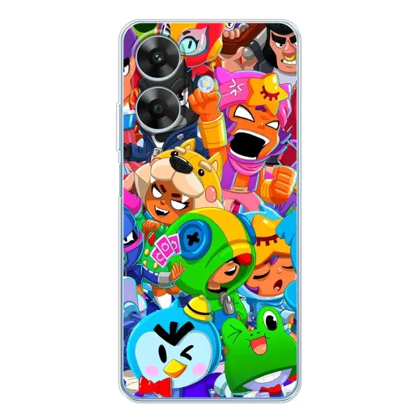 Чехол с рисунком «Brawl-Stars» для Realme Note 60x Чехол с рисунком «Brawl-Stars» для Realme Note 60x