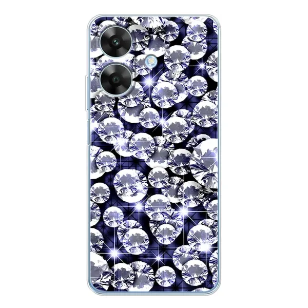Чехол с рисунком «Бриллианты» для Realme Note 60x Чехол с рисунком «Бриллианты» для Realme Note 60x