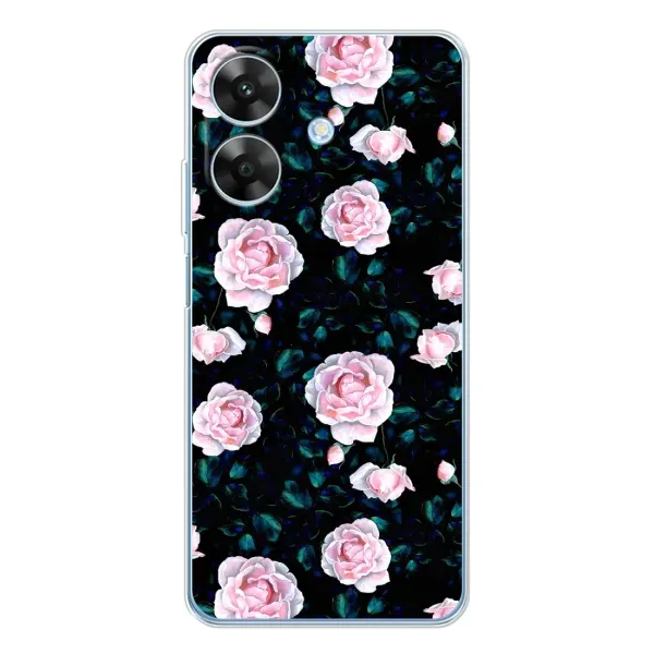 Чехол с рисунком «Чайные розы» для Realme Note 60x