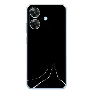 Чохол з картинками на чорному фоні для Realme Note 60x (Дорога)