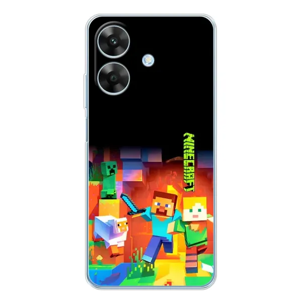 Чехол с рисунком «Герой Майнкрафт» для Realme Note 60x Чехол с рисунком «Герой Майнкрафт» для Realme Note 60x