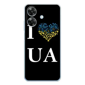 Силіконовий Чохол на Realme Note 60x (Я-Україна) (I Love UA)