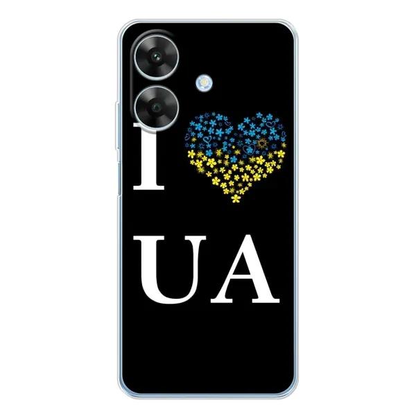 Чехол с рисунком «I Love UA» для Realme Note 60x Чехол с рисунком «I Love UA» для Realme Note 60x