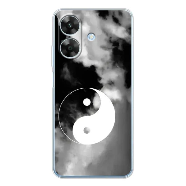 Чехол с рисунком «Инь-Янь» для Realme Note 60x