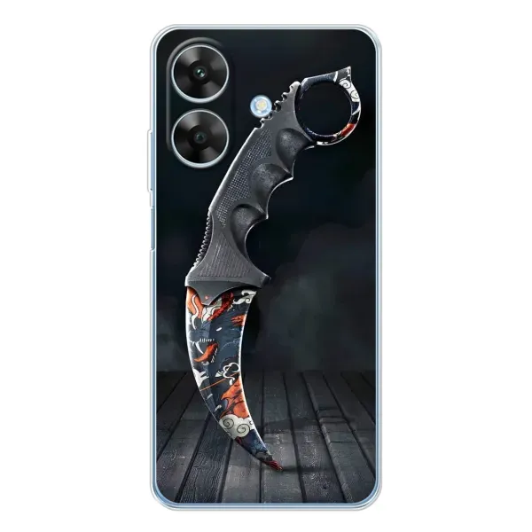 Чехол с рисунком «Кинжал КС ГО» для Realme Note 60x Чехол с рисунком «Кинжал КС ГО» для Realme Note 60x