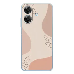 Чохол квітковий дизайн для Realme Note 60x (Кориневий фон)