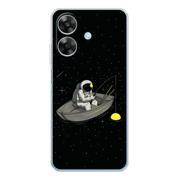 Чехол с рисунком «Космонавт на рыбалке» для Realme Note 60x Чехол с рисунком «Космонавт на рыбалке» для Realme Note 60x