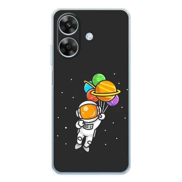 Чехол с рисунком «Космонавт с шариками» для Realme Note 60x Чехол с рисунком «Космонавт с шариками» для Realme Note 60x