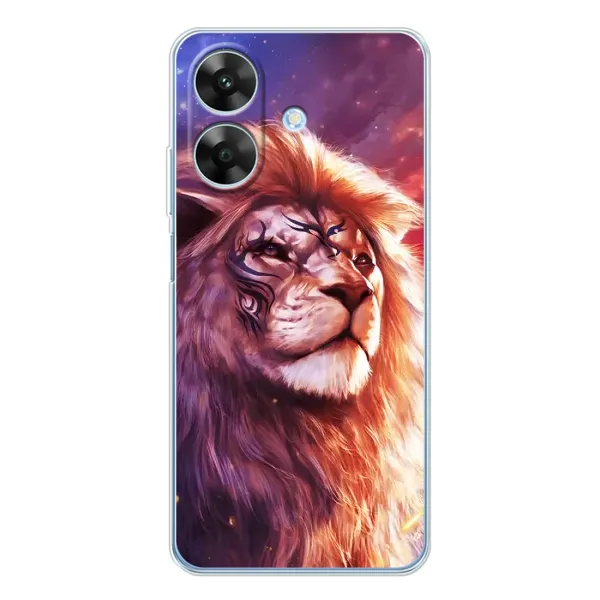 Чехол с рисунком «Красочный ЛЕВ» для Realme Note 60x Чехол с рисунком «Красочный ЛЕВ» для Realme Note 60x
