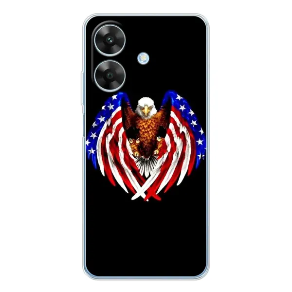 Чехол с рисунком «Крылья США» для Realme Note 60x Чехол с рисунком «Крылья США» для Realme Note 60x