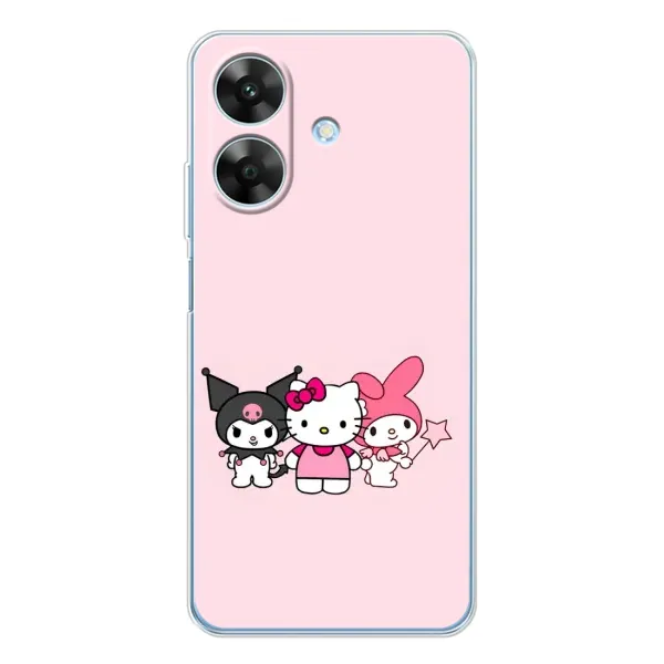 Чехол с рисунком «Куроми Мелоди Китти» для Realme Note 60x Чехол с рисунком «Куроми Мелоди Китти» для Realme Note 60x