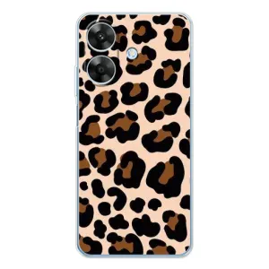 Чехол с леопардовым принтом на Realme Note 60x (Леопардовый принт)