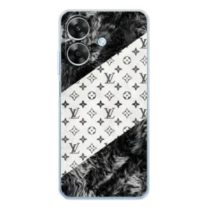 Чохол Стиль Louis Vuitton на Realme Note 60x (LV на білому)