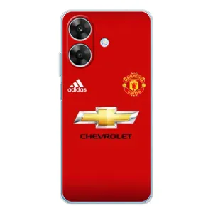 Силиконовые Чехлы принт Футбол на Realme Note 60x (Man United)