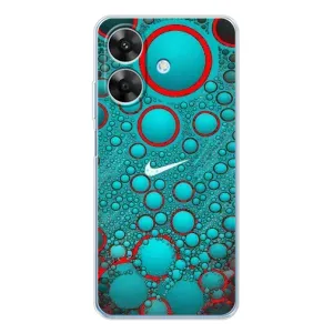Силіконовый Чохол на Realme Note 60x з картинкою НАЙК (Найк зелений)