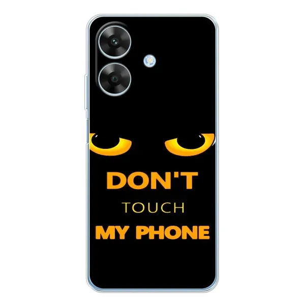 Чехол с рисунком «Не трогай мой телефон» для Realme Note 60x