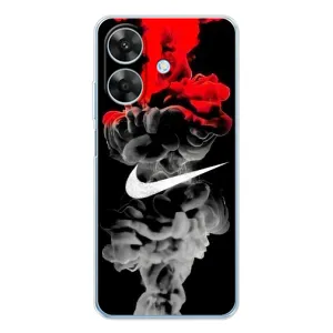 Силіконовый Чохол на Realme Note 60x з картинкою НАЙК (Nike дим)