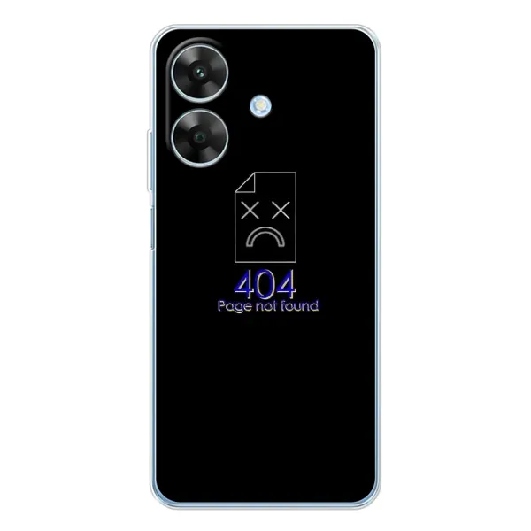 Чохол з малюнком «Помилка 404» для Realme Note 60x Чохол з малюнком «Помилка 404» для Realme Note 60x