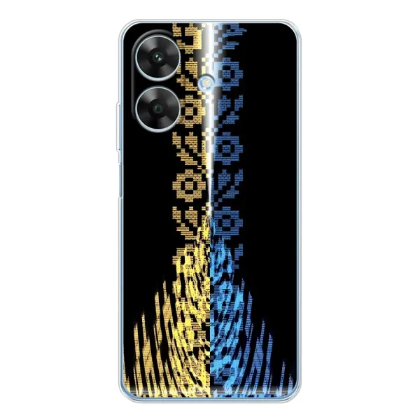 Чехол с рисунком «Патриотическая вышиванка» для Realme Note 60x