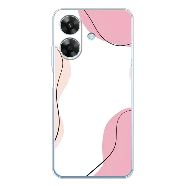 Чехол с рисунком «Розовый фон» для Realme Note 60x