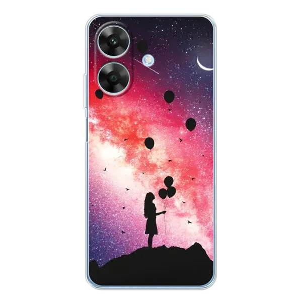 Чехол с рисунком «Шарики в небе» для Realme Note 60x Чехол с рисунком «Шарики в небе» для Realme Note 60x