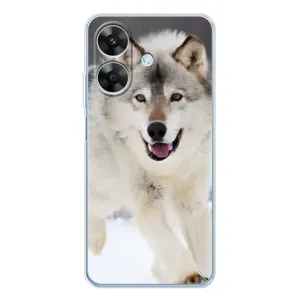Чехол с Волком на Realme Note 60x (Волк на снегу)