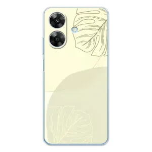 Чохол квітковий дизайн для Realme Note 60x (Зелений фон)