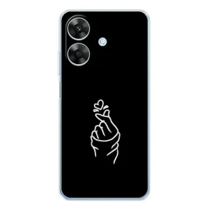 Чехлы (Знак сердечка) на Realme Note 60x (Знак Сердечка)