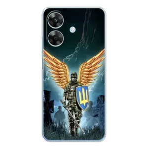 Патріотичний Чохол для Realme Note 60x (ЗСУ з крильми)