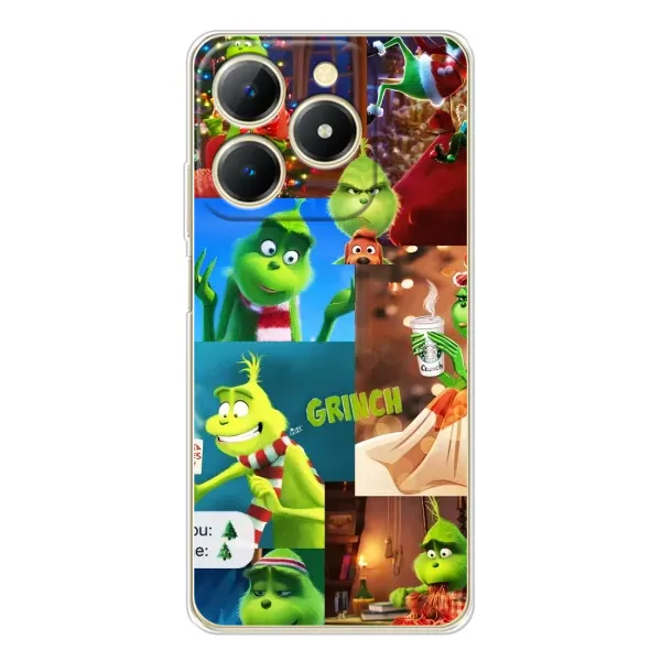 Чехол с рисунком «Арт Гринч» для Realme Note 70 Чехол с рисунком «Арт Гринч» для Realme Note 70