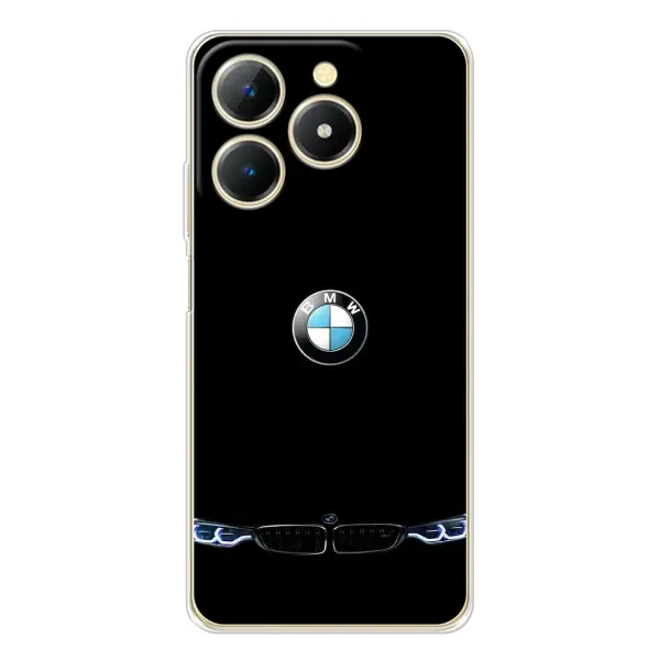 Чехол с рисунком «Черный BMW» для Realme Note 70