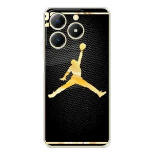 Силиконовый Чехол Nike Air Jordan на Реалми Ноты 70 (Джордан 23)