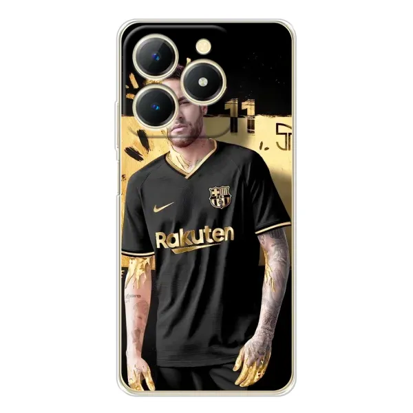 Чехол с рисунком «Gold Neymar» для Realme Note 70