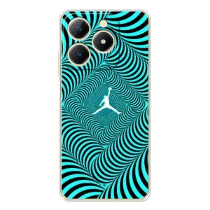 Силиконовый Чехол Nike Air Jordan на Реалми Ноты 70 (Jordan)