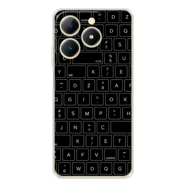 Чехол с рисунком «Клавиатура» для Realme Note 70