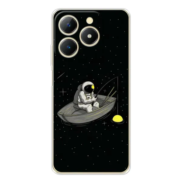 Чехол с рисунком «Космонавт на рыбалке» для Realme Note 70 Чехол с рисунком «Космонавт на рыбалке» для Realme Note 70