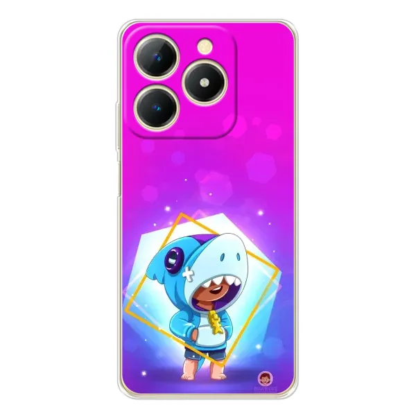 Чехол с рисунком «Леон в костюме Акулы» для Realme Note 70