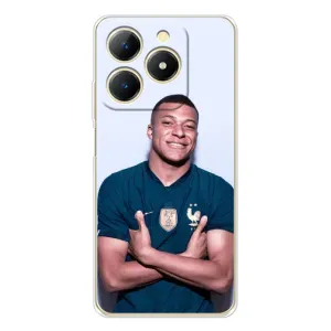 Чохол (TPU) з Футболістом на RealMe Note 70 (Мбаппешичка)