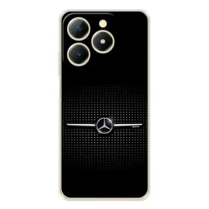 Силиконовый бампер с картинкой машины на RealMe Note 70 (Mercedes)