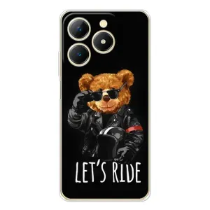 Чехол с рисунком «Модный Мишка» для Realme Note 70