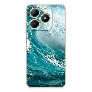 Летний Чехол на RealMe Note 70 (Морская волна)